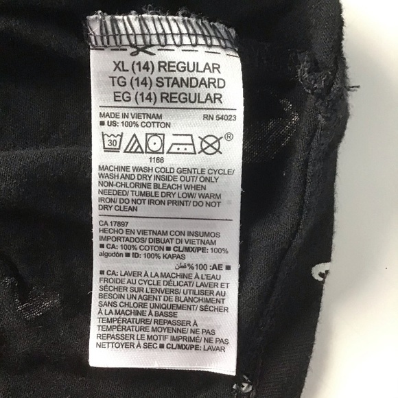 4/$16 💝 Old Navy swan tee for girls size XL - Picture 4 of 4